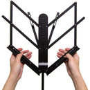 Hercules Bs100B Hercules Standstwo-Section Ez Glide Music Stand Black - Red One Music
