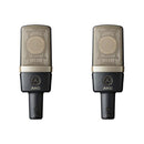 AKG C314 Stereo Matched Pair Akgc314 Multi-Pattern Condenser Microphone - Red One Music