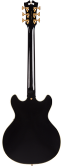 D'Angelico EXCEL MINI DC Series Semi Hollow-Body Electric Guitar (Black)