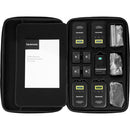 Saramonic VMICLINK5-3TX-PLUS-RX Système de microphone numérique sans fil avec trois émetteurs de poche et micros Lavalier (5,8 GHz)