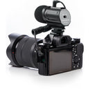 Saramonic SR-PMIC2 Mini microphone à condensateur stéréo avec support antichoc intégré