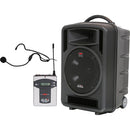 Galaxy Audio Traveler 10" 150W Peak PA System with UHF Receiver/Bodypack/Headset Mic