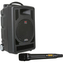 Galaxy Audio TV8 Traveler Series 120W PA System with Single UHF Receiver and Wireless Handheld Microphone
