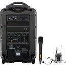 Galaxy Audio Traveler 10" 150W Peak PA System with Dual-Wireless Receiver/Bodypack/Headset Mic/Handheld Microphone