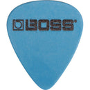 BOSS BPK-12-D100 Delrin Guitar Picks Blue Heavy 12 PCS