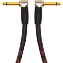 Roland RIC-G3AA Gold Series 1/4" Right-Angle to 1/4" Right-Angle Instrument Cable - 3'