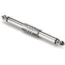 Hosa GPP-296 Coupleur de pédale d'effets 1/4" TS à 1/4" TS - Droit