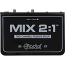 Radial Engineering Mix 2: 1 combiner audio à 2 canaux et mélangeur