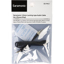 Saramonic SR-PMC1 Type de verrouillage Sortie de câble 3,5 mm Connectez UwMic à iPhone et Android - 10" à 15"
