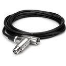 Hosa XFF-101.5 Câble d'interconnexion équilibré XLR mâle vers XLR femelle coudé 3 broches - 1,5'