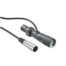 Câble de microphone Neumann IC 6 MT avec support pivotant rotatif et connecteurs XLR 5 - 33', noir