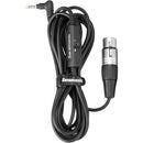 Saramonic SR-XLR35 XLR Female to 3.5mm TRS Microphone Adapter Cable for DSLR Cameras & Smartphones (10')