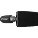 Saramonic SMARTMIC Microphone directionnel compact avec prise USB Type-C pour appareils mobiles Android
