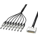 ALVA AI25-8TPRO2  Analog Breakout-Cable, TRS - 6.5' (2m)