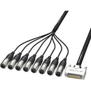 ALVA AO25-8XPRO10 Analog Breakout-Cable, XLR-3 Male (10m)