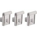 Shure RPM40VM/W Vampire Clip pour micros-cravates TwinPlex, paquet de 3 - Blanc