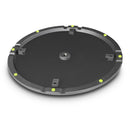 Gravity GR-GWB123SET1B Ensemble de base ronde en fonte et de plaques de poids pour poteaux M20