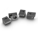 Gravity GR-GWB123SET1B Ensemble de base ronde en fonte et de plaques de poids pour poteaux M20