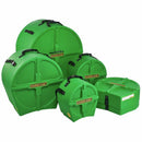 Hardcase Hprockfuslg 5 pièces Rock / Fusion Drum Case (vert clair)