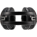 Audio-Technica ATH-AWKT Audiophile Closed-Back Dynamic Wooden Headphones - Striped Ebony