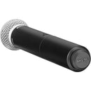 Shure BLX1288/CVL Système combiné sans fil double canal avec microphone cravate et microphone à main (J11 : 596 à 616 MHz)