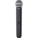 Shure BLX2/SM58 Émetteur de microphone portable sans fil avec capsule SM58 (J11 : 596 à 616 MHz)