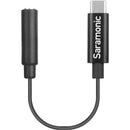 Saramonic SR-C2003 3.5mm TRS Female to USB Type-C Adapter Cable for Mono/Stereo Audio to Android (3")