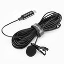 Saramonic LAVMICRO U3B Omnidirectional Lavalier Microphone w/ USB Type-C Connector for Android Devices (19.6' Cable)