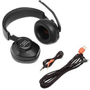 JBL QUANTUM 400 USB/Wired Over-Ear Gaming Headset (Black)