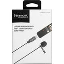 Saramonic LAVMICRO-U3-OP Lavalier Microphone w/ Type-C Connector for DJI OSMO Pocket