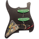 Fishman FLUENCE Loaded Pickguard Ensemble de micros Stratocaster simple largeur - Noir