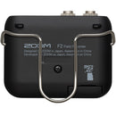 Enregistreur de terrain portable ultracompact Zoom F2 avec microphone Lavalier