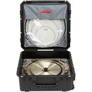 SKB 3I-2424-CF22 Flyer de cymbale iSeries avec loquets et roues TSA de verrouillage de stockage de tête