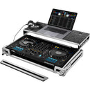 Étui Odyssey Flight Zone Glide Style pour contrôleur DJ rekordbox Pioneer DDJ-FLX6 - Argent sur noir