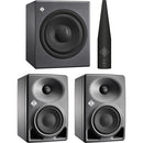 Kit d'alignement de moniteur Neumann 3 avec moniteurs KH 80, caisson de basses KH 750, micro MA 1 et logiciel 