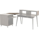 Gator Frameworks GFW-ELITEDESKCRNR-BRN Elite Series Furniture Desk Corner Section (Dark Walnut)