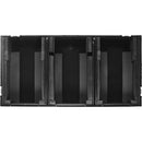 Odyssey FZGS12CDJWXD2BL Flight-case cercueil extra profond avec plateforme coulissante pour table de mixage DJ 12" et deux lecteurs multimédia grand format (tout noir)