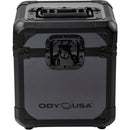 Odyssey K7060BLG KROM Étui utilitaire en vinyle pour 60 disques – 7" (noir sur gris)