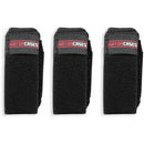 Gator GTR-FRETMUTEMD-3BK Lot de 3 amortisseurs de cordes pour sourdine à frette moyenne - Noir