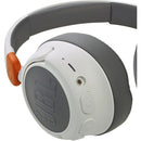 Casque supra-auriculaire sans fil pour enfants JBL JR 460NC à réduction de bruit (blanc)