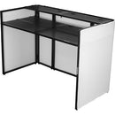 Cabine multimédia Odyssey DJ avec support pour téléviseur/moniteur à écran plat - 65"