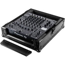 Odyssey FZDJMV10BL Black Label Flight Case pour table de mixage Pioneer DJM-V10 (noir sur noir)