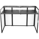 Cabine multimédia Odyssey DJ avec support pour téléviseur/moniteur à écran plat - 65"