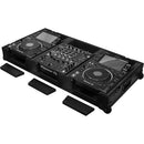 Odyssey 810158 Boîtier de carte industriel pour table de mixage DJ 12" et deux Pioneer CDJ-3000 (tout noir)