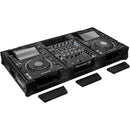 Odyssey 810158 Boîtier de carte industriel pour table de mixage DJ 12" et deux Pioneer CDJ-3000 (tout noir)