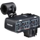 Tascam CA-XLR2d-AV XLR Microphone Adapter Kit for DSLR Cameras