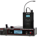 Galaxy Audio AS-1200 Twin Pack Système de moniteur intra-auriculaire sans fil avec 1 récepteur et écouteurs EB4 (D: 584 à 607 MHz)