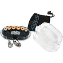 Galaxy Audio AS-1206 Système de moniteur personnel sans fil personnel avec 1 récepteur et EB6 Écouteurs (D: 584 à 607 MHz)