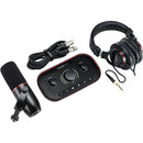 Kit de podcasting Focusrite Vocaster Two Studio pour 1 personne