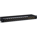 Black Lion Audio PBR XLR Patchbay XLR 16 points plaqué or